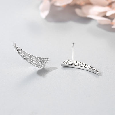 Aretes Alas de Ángel en Plata S925 con Diamantes Completos - Image 9