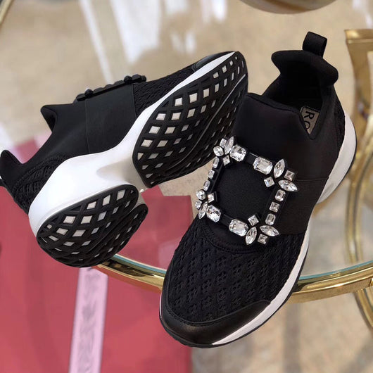 Zapatos Papá con Hebilla Cuadrada y Strass para Mujer - Image 15