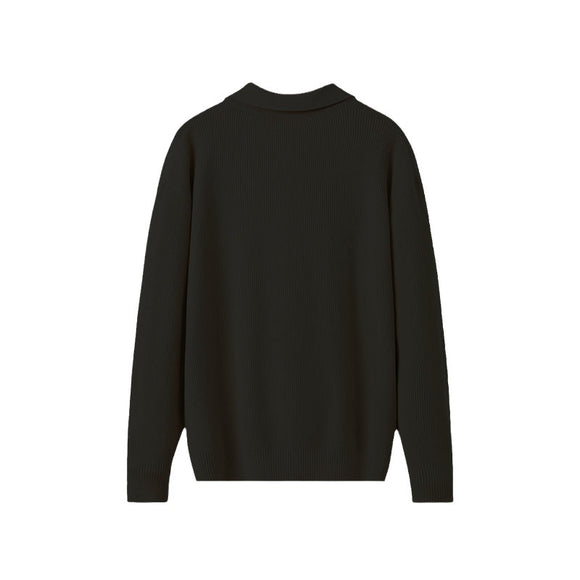Cardigan de Lana con Cierre para Hombre - Suéter Tipo Saco Elegante
