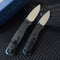 Cuchillo Plegable Butterfly 535533 de Fibra de Carbono Premium para Supervivencia y Pesca