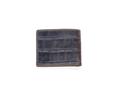 Cartera de Cuero Vacuno Primera Capa Horizontal Plateada - Image 17