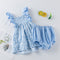 Vestido Princesa Niña con Detalles Rotos Estilo Original