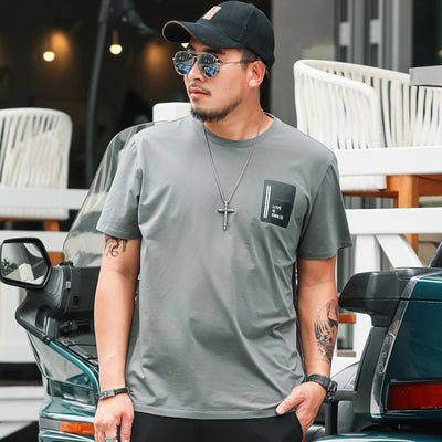 Camiseta Suelta Estampada de Manga Corta para Hombre - Image 11