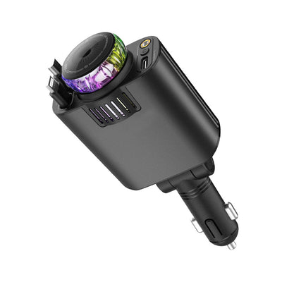 Cargador Inalámbrico para Auto con Luz Púrpura Multifuncional - Image 5