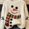 Sudadera Holgada con Cuello Redondo Impresa en 3D