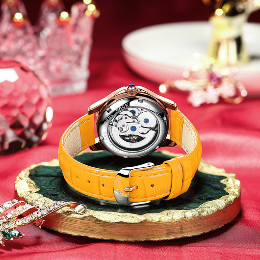 Reloj Automático para Mujer con Diamantes y Esfera de Mariposa - Resistente al Agua - Image 18