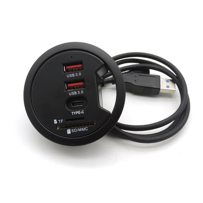 Hub USB 3.0 Multifunción con Lector de Tarjetas SD y Puerto USB-C - Image 4