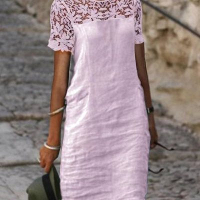 Vestido de Encaje Elegante para Verano - Image 9
