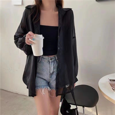 Chaqueta Larga Elegante de Manga Larga en Perla - Diseño Sofisticado y Minimalista - Image 10