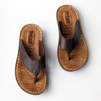 Sandalias de Cuero Genuino para Hombre - Chanclas Cómodas de Verano - Image 2
