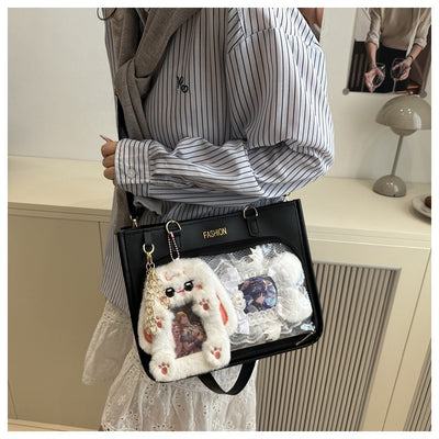 Bolsa Tote Amplia de Diseño Minimalista Japonés para Uso Casual - Image 26