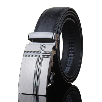 Cinturón de Cuero para Hombre con Hebilla Automática - Image 5