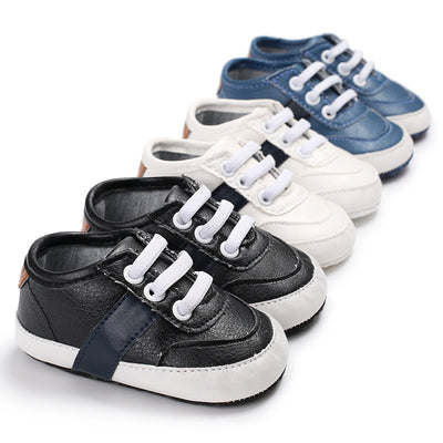 Zapatos Casuales de Suela Suave PU para Bebés y Niños