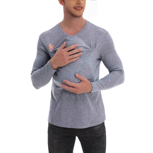 Camiseta Manga Larga Multifuncional Papá Canguro Premium - Image 2