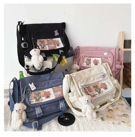 Bolsa Crossbody Harajuku con Ventana Transparente - Image 10