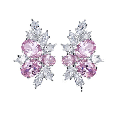 Aretes Ovalados de Plata con Corte Flor de Hielo - Image 8