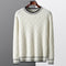 Suéter Colorblock Jacquard Grueso Cuello Redondo Hombre Otoño Invierno