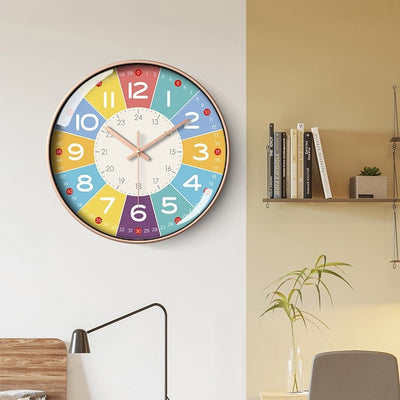 Reloj de Pared Educativo Infantil - Enseña a Leer la Hora de Forma Divertida