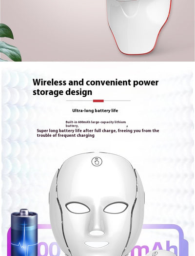 Mascarilla LED de 7 Colores para Tratamiento Facial en Casa - Image 11