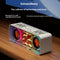 Parlante Bluetooth Mecánico Transparente Doble Altavoz