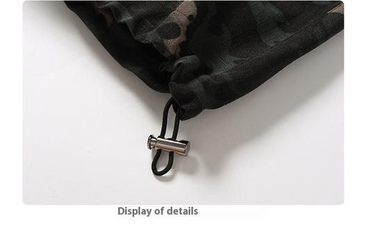 Pantalón Cargo Estilo Militar Amekaji con Múltiples Bolsillos y Corte Recto - Image 8