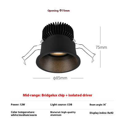 Lámpara de Techo Empotrada LED sin Marco para Sala de Estar - Image 11