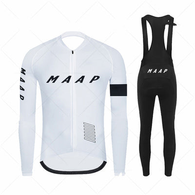 Jersey Térmico de Ciclismo Manga Larga para Primavera y Otoño