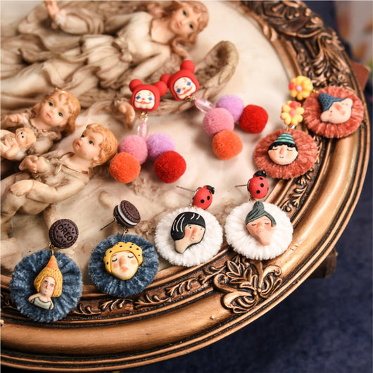 Aretes Otoñales Infantiles Encantadores para Invierno - Image 9