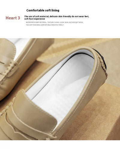 Zapatos Mocasín Beanie de Cuero Británico para Hombre - Image 13