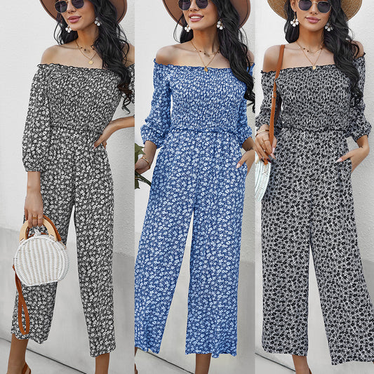 Jumpsuit Palazzo Asimétrico con Estampado