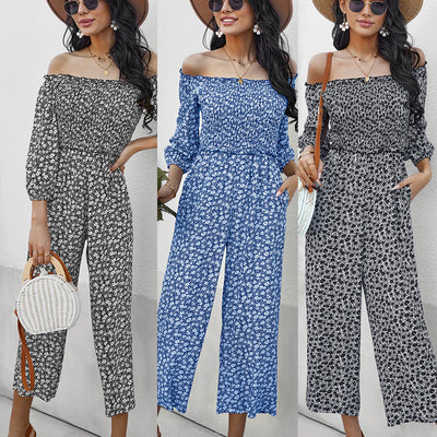 Jumpsuit Palazzo Asimétrico con Estampado
