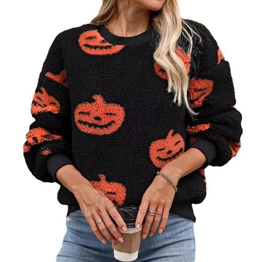 Sudadera Suelta Estampada en Felpa Premium para Mujer - Image 5