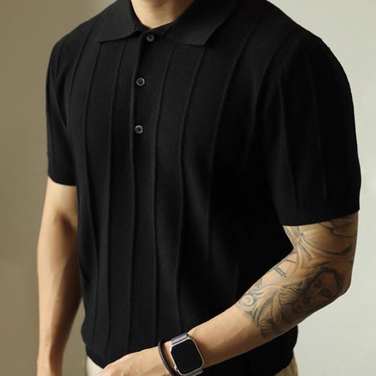 Camiseta Básica Americana Hombre Color Sólido