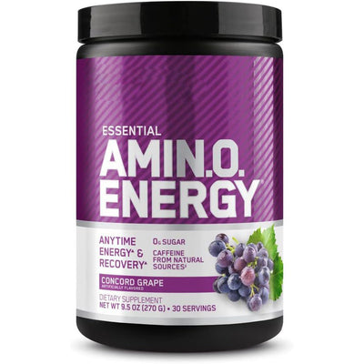 Polvo Energético de Aminoácidos con Té Verde, Café y Extracto de Semilla de Uva