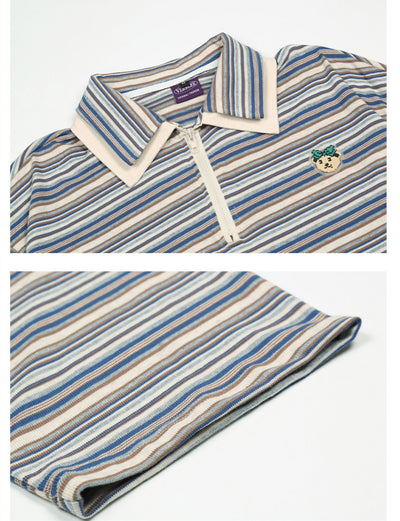 Polo Rayado con Solapa y Manga Corta - Image 10