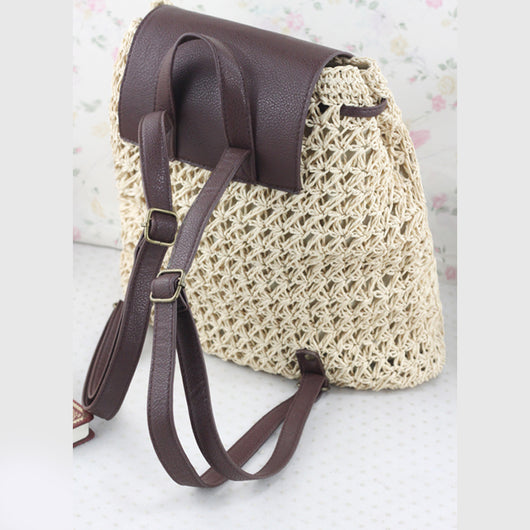 Bolsa de Playa Tejida en Paja Natural - Image 13
