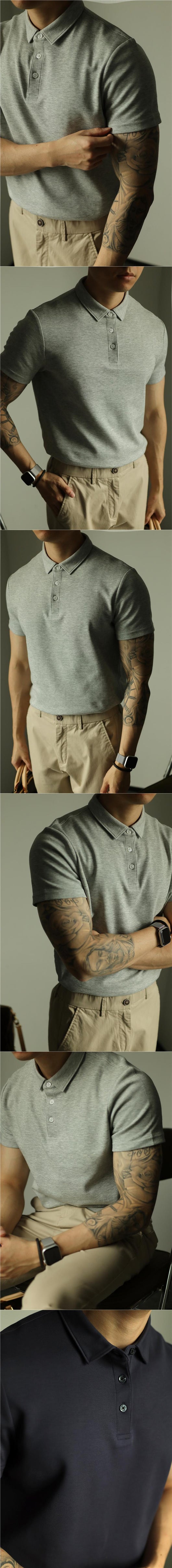 Polo Ejecutivo Primavera Verano Hombre Manga Corta - Image 18
