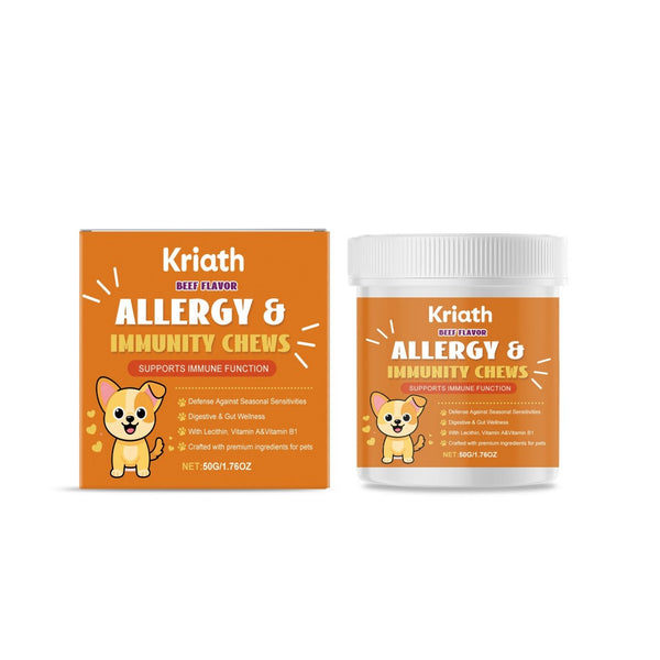 Tabletas Masticables Vitamínicas para la Salud Intestinal de Mascotas