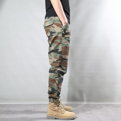 Pantalones Cargo Retro Estilo Japonés con Camuflaje y Corte Tobillero - Image 14