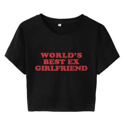 Crop Top Estilo Europeo y Americano con Letras Personalizadas - Image 6