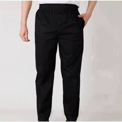 Pantalones Chef a Rayas con Cintura Elástica para Cocina y Comedor - Image 12