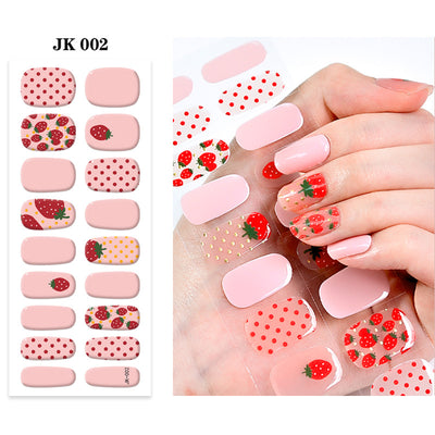 Pegatinas de Uñas UV Gel Semi-curadas Impermeables - Pure Desire Wind Wear - Image 6