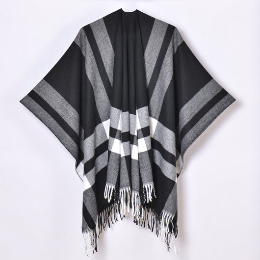 Chal con Borlas y Diseño Escocés Jacquard - Image 18