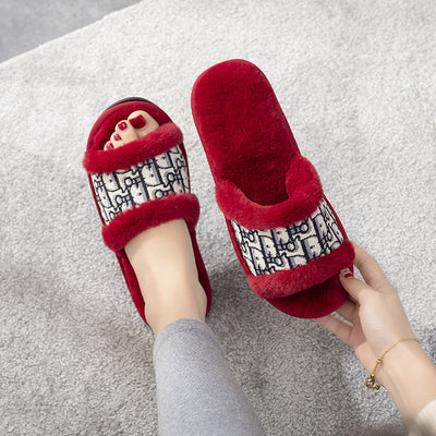 Pantuflas Cálidas para Mujer con Pelaje de Conejo - Antideslizantes y Elegantes - Image 3