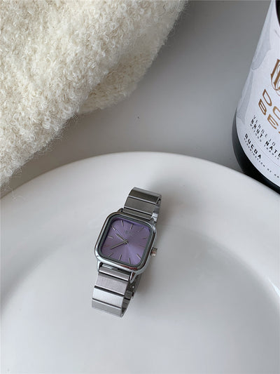 Reloj de Acero Inoxidable Minimalista con Diseño Cuadrado - Image 14