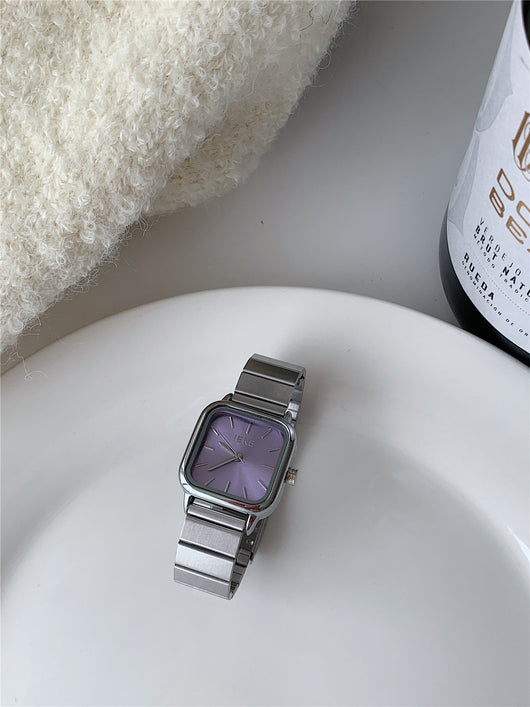 Reloj de Acero Inoxidable Minimalista con Diseño Cuadrado - Image 14