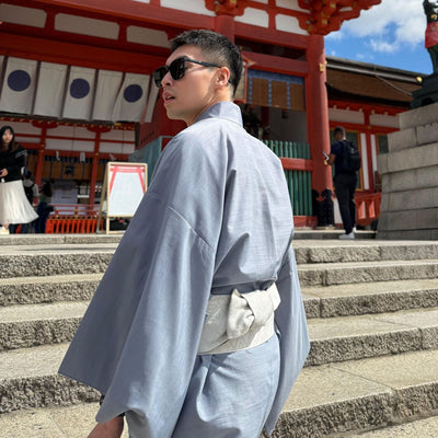 Yukata Japonés de Verano para Hombre - Ropa de Descanso Tradicional - Image 17