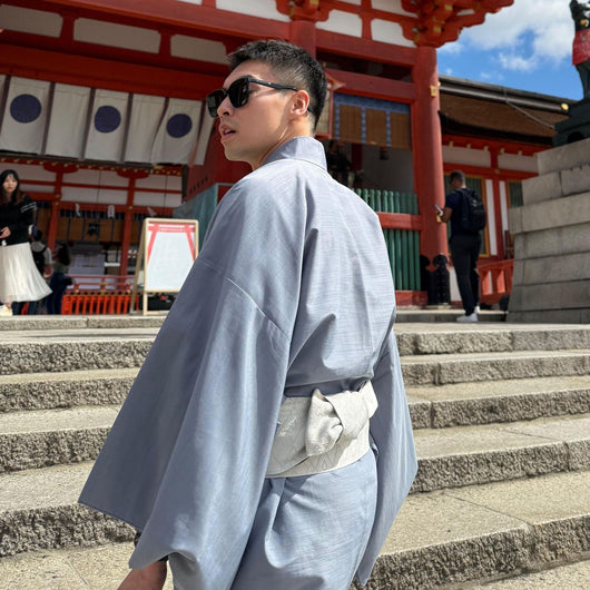 Yukata Japonés de Verano para Hombre - Ropa de Descanso Tradicional - Image 17
