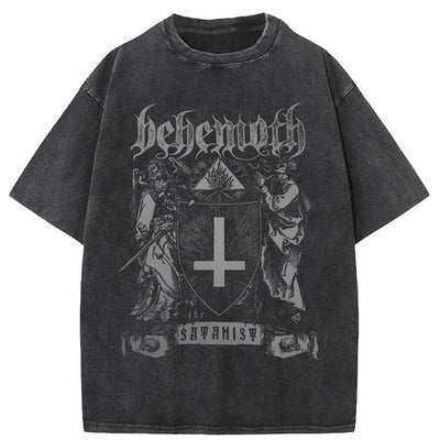 Set de Camisetas Gráficas Religiosas Hip Hop para Hombre - Image 8