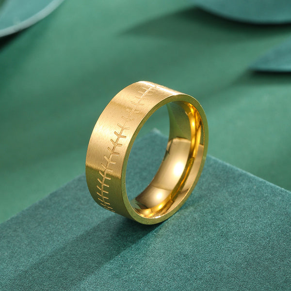 Anillo de Acero Inoxidable Dopamina para Parejas